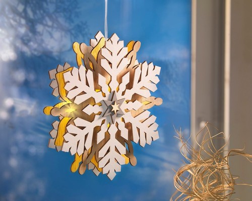 Led dekohänger schneeflocke - led-dekohänger,