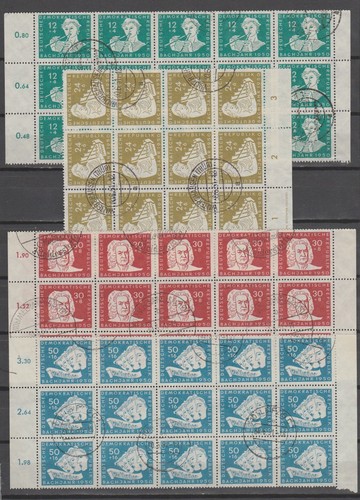 Ddr 1950 michel 256 - ddr, 256-259