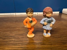 2 x Eduscho Werbe Figuren 7cm