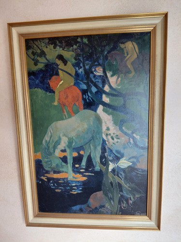 ölbild das weiße pferd - weiße, v