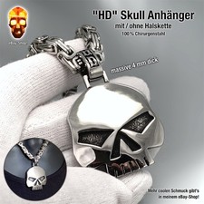 großer HD Skull Anhänger
