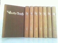 Goethe-Briefe. Hier Band 1 - 8 in 8 Büchern komplett! Goethe, Johann Wolfgang vo