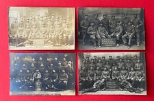 4 x Militär Foto AK 1. WK