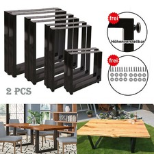 2X Tischgestell Tischuntergestell Tischkufen Tischbeine Tischfuß Bankgestell