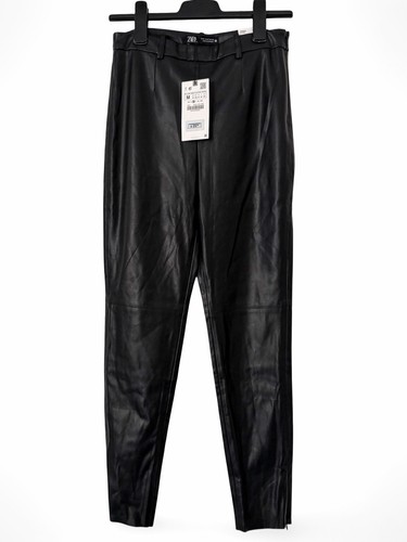 Zara kunstlederhose high - kunstlederhose, waist