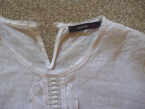 Leinen bluse estelle - v., *estelle