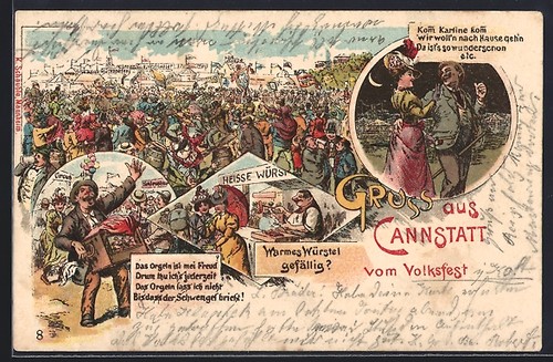 Lithographie cannstatt - lithographie,