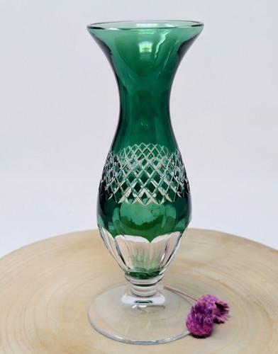 Val saint lambert kristallvase - val,