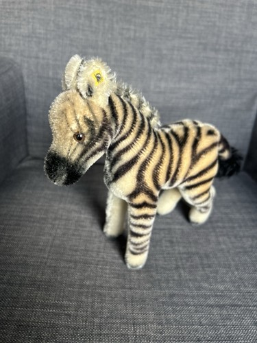Steiff zebra vintage 1950 - zebra, 1950-1960