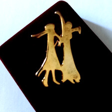 Brosche Modeschmuck Vintage