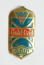Gold-Rad Köln - Steuerkopfschild