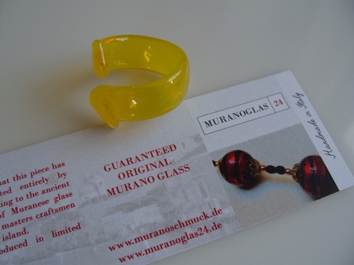 Ring aus original muranoglas - ring,