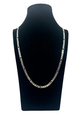 925/- Silber Kette, Figaro-