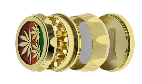 Grinder hanfblatt gold - 🌿,