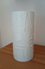 Vase Rosenthal Studio Line bisquit Porzellan| Cuno Fischer weiß 18 cm 