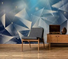 3D Dreieck Muster H436 Tapete
