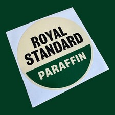 Royal Standard Paraffin Vintage Krug Ausgießer Vinyl Aufkleber Classic Can Heater Dose