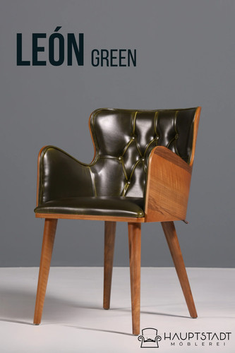Chesterfield stuhl león green - stuhl,