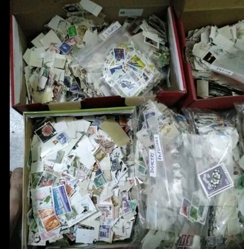 1000 briefmarken - (lot-bulk),