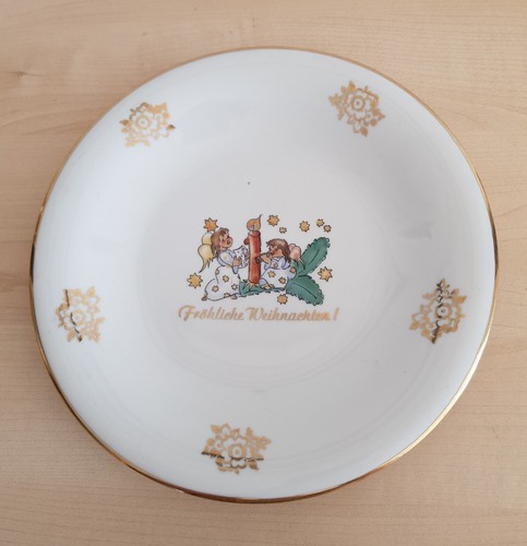 Vintage weihnachtsteller - vintage,