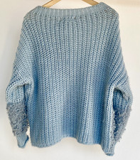 cooler - CM Kuschel Pullover -  schönes blau  - Gr. Einheitsgröße  ·Neu - siehe