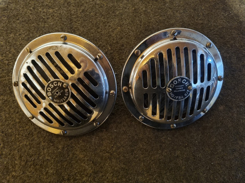 Paar oldtimer bosch hupe - oldtimer, 6v