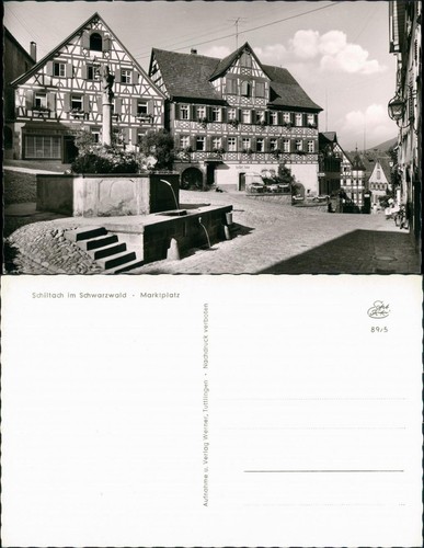 Ansichtskarte schiltach - ansichtskarte,