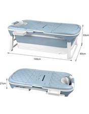 Badewanne Erwachsene Wanne Wannenbad 118/128/145cm Spa Bad Spa Faltbare tragbar