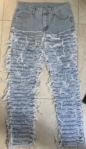 Flared jeans blau denim - blau,