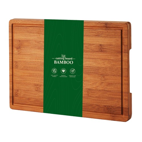 Bambus küchenbrett 40x28cm - bambus,