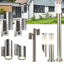 LED Gartenleuchten Wandleuchten Standleuchten Außenleuchten Edelstahl IP44 230V