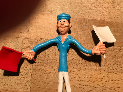 Plasty biegefigur flagman - biegefigur,