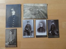 6 alte  Fotos Königreich Württemberg Pickelhaube