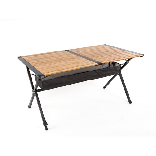 Campingtisch bambus rolltisch - campingtisch, bambus-rolltisch