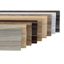 Fussleisten 62mm 20m - 100m Leisten Laminateisten PVC Sockelleisten Leiste