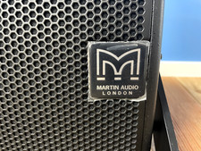 Martin Audio CDD10 WR - 2020 - schwarz 2 Stück + Originalhalter - wetterfest WR