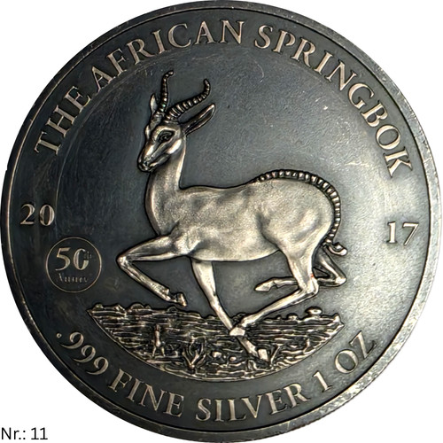 Silber springbock 2017 - 1, oz