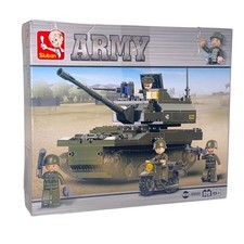 Sluban Klemmbausteine Panzer M38-B9800 SL93889 Armee Militär Soldat Spielzeug ✅