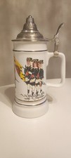 Bierkrug mit Zinndeckel Sammelstück