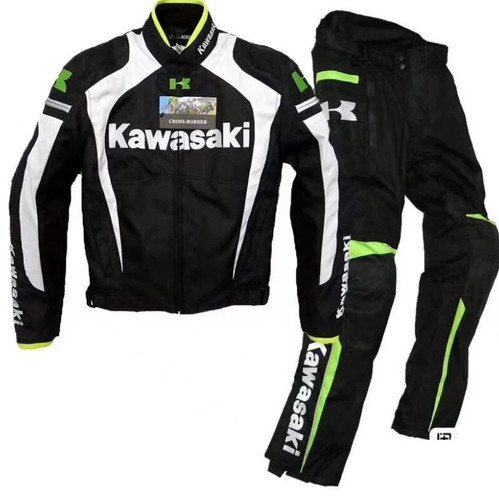 Motorrad rennanzug kawasaki - motorrad,