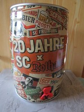 20 Jahre SC und Rothaus Party Fass Gallon Bierdose  (5 Liter) Leer! Sammlerstück