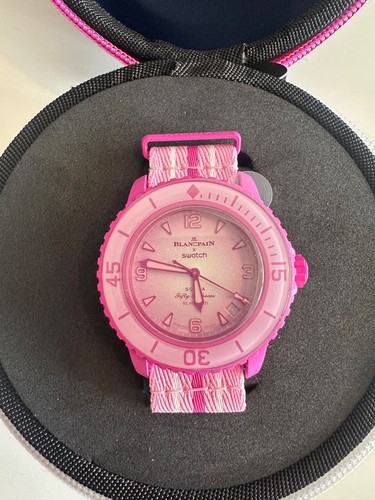 Swatch blancpain pink - swatch, "pink