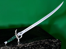 Handgeschmiedetes Damaststahl Wikinger Schwert Sammlerstück Mittelalter...