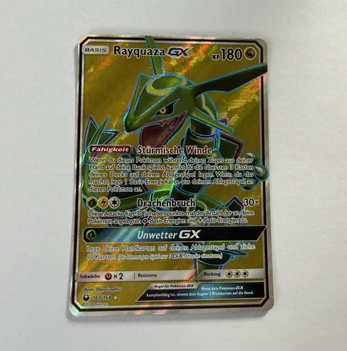 Rayquaza full art 160 - rayquaza,
