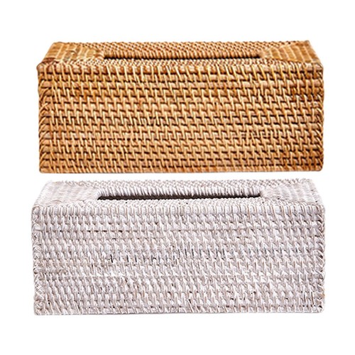 Rattan taschentuchbox - rattan,
