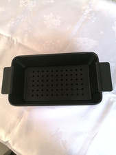 Hackbratenpfanne mit Abtropfschale und zum Brotbacken