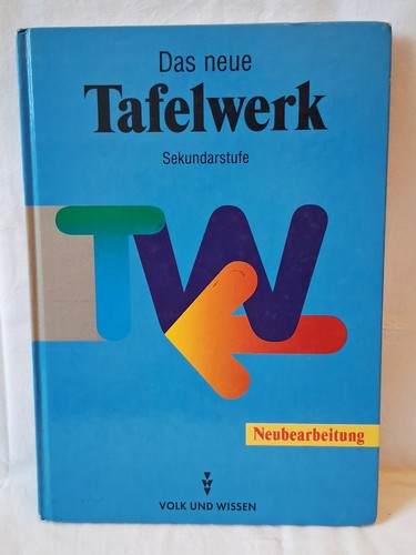 Das neue tafelwerk - neue,