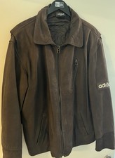 Vintage Adidas Lederjacke