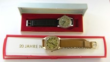 KFK25404 2 Uhren GUB: KVP-Auszeichnungsuhr und 20 Jahre NVA