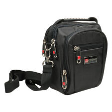 Umhängetasche Herrentasche Meldetasche Nylon Schwarz Handytasche Gürteltasche